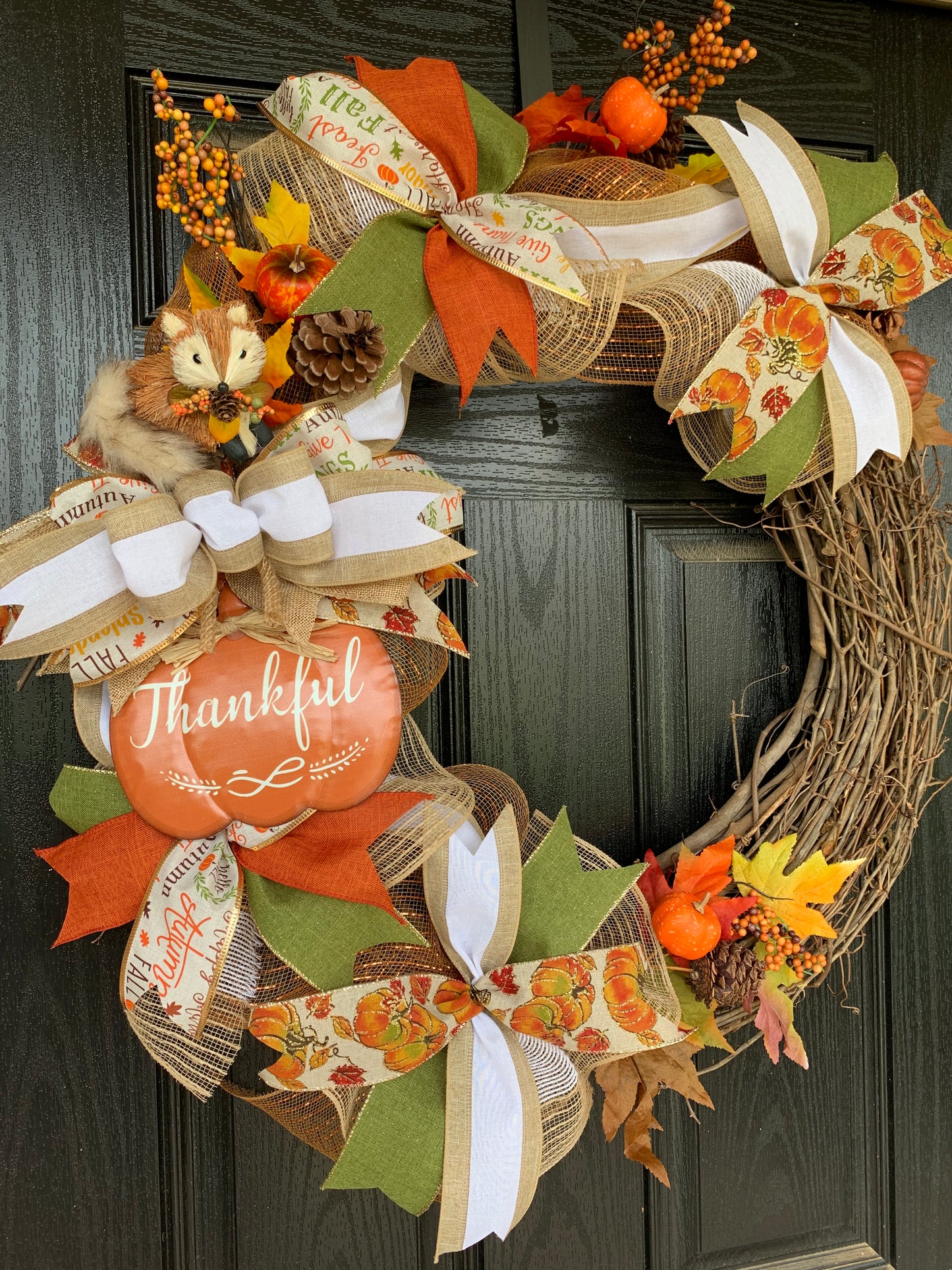 Forest Friend Fall Wreath 24”