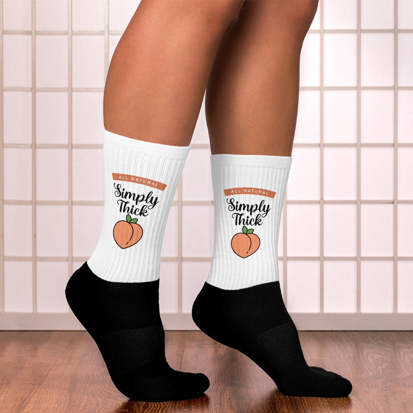 Simply Thick Peach Socks