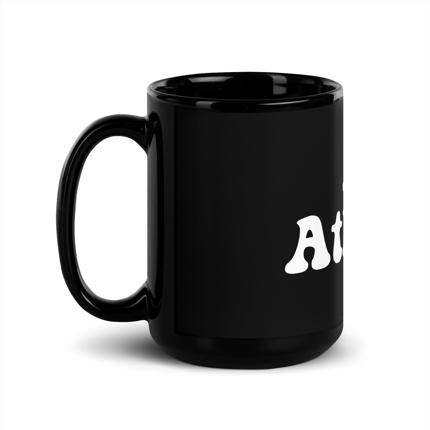 I Love Atlanta Black Glossy Mug