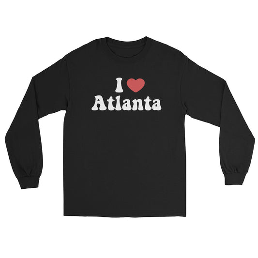 I Love Atlanta Unisex Long Sleeve Shirt
